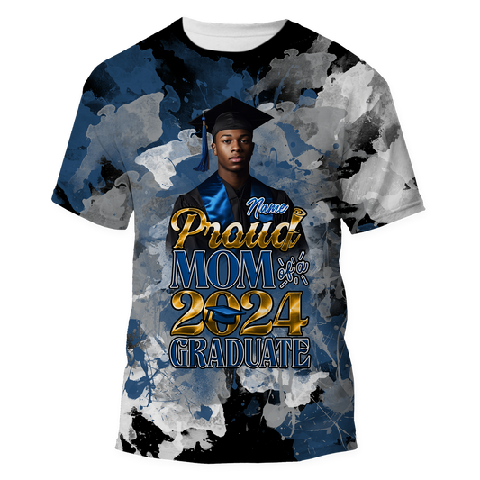 Graduation 2024 Proud Family Personalized Shirt - FRONT ONLY