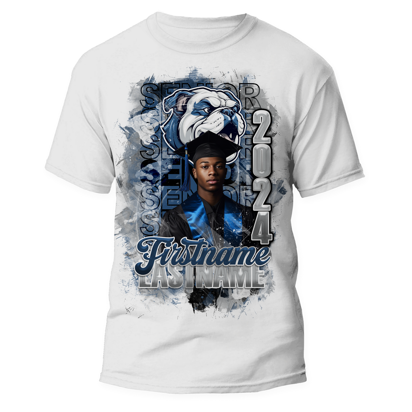 Graduation 2024 Senior Custom Photo Shirt - 13x19